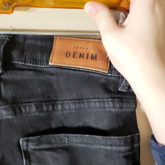 Sezane Denim Dark Gray Skinny Jeans Sz 25 - Picture 4 of 4